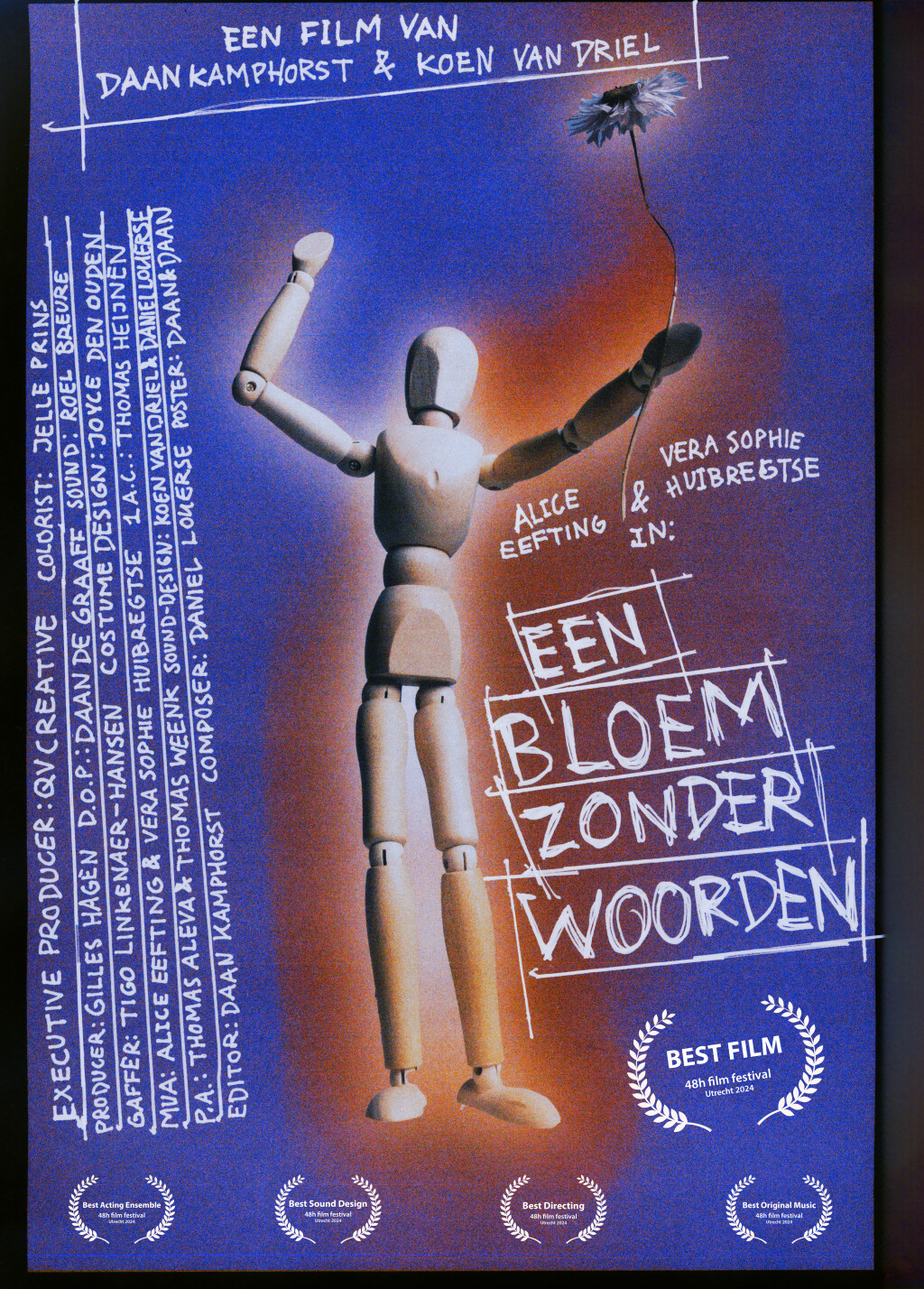 Filmposter for een bloem zonder woorden